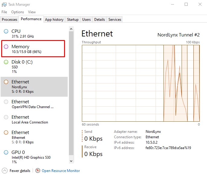 cara lihat ram laptop di windows